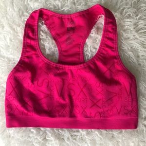 Victoria’s Secret VSX sexy sport bra pink Sz:Large
